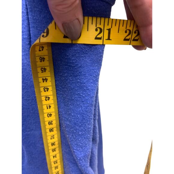 Womens The North Face Purple Blue Hoodie Sweatshirt With Large Logo On The Front - Picture 5 of 6